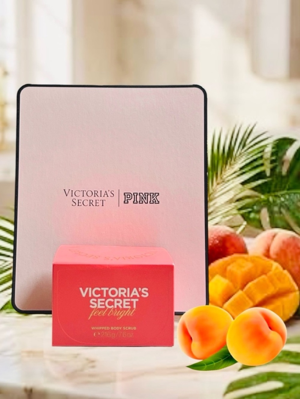 🍑White Peach Mango Body Sugar Scrub Victoria Secret NWT🥭